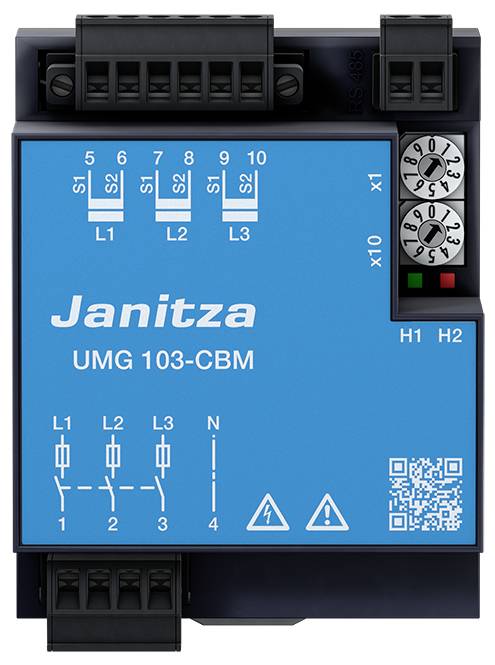 Miernik uniwersalny UMG 103-CBM do montażu na szynie din Janitza UMG103-CBM