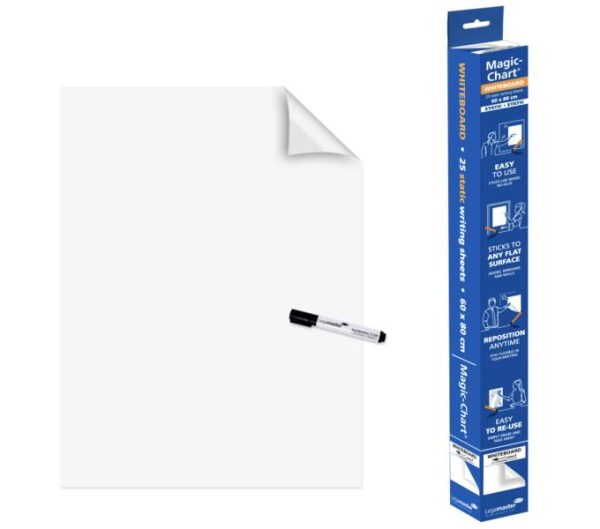 Folia do tablicy suchościeralnej Legamaster Magic-Chart (S x W) 600 mm x 800 mm