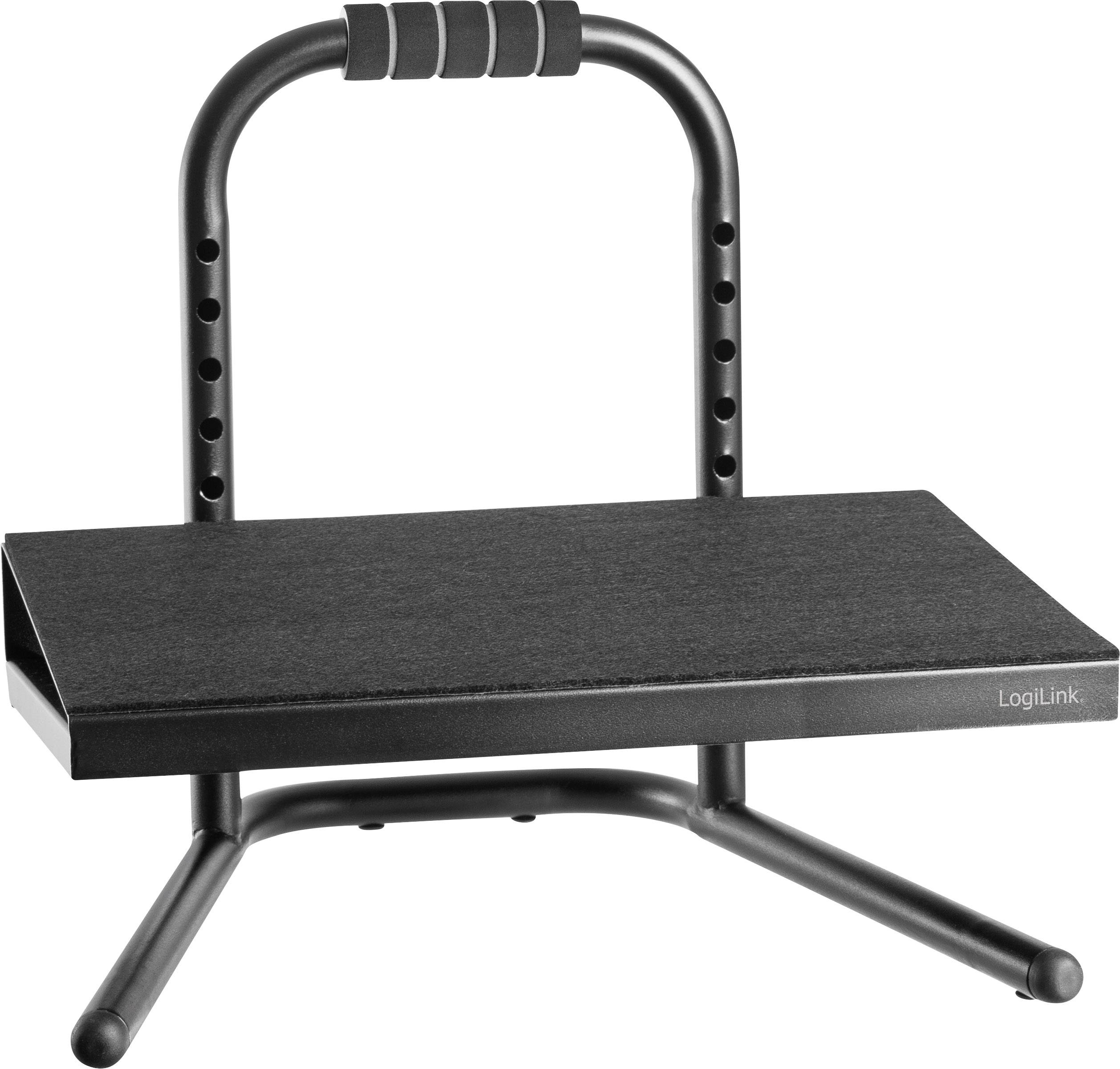 LogiLink EO0007 LogiLink - Fußauflage Podnóżek (S x G) 40 cm x 33.9 cm ergonomiczne, regulacja wysokości, z piankową gum - obrazek 1