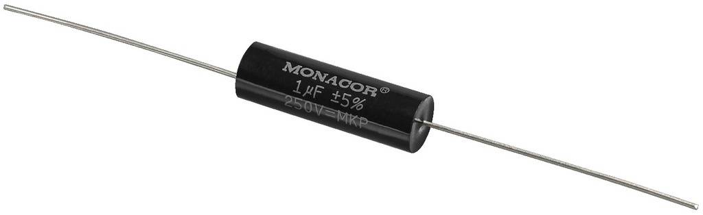 Kondensator głośnikowy Monacor MKPA-10 MKPA-10, 1 szt. - obrazek 1