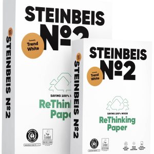 STEINBEIS No. 2 99779554 Uniwersalny papier do drukarek, papier do kopiowania DIN A4 80 g/m² 500 ark. biały STEINBEIS No. 2 99779554 Uniwersalny papier do drukarek, papier do kopiowania DIN A4 80 g/m² 500 ark. biały