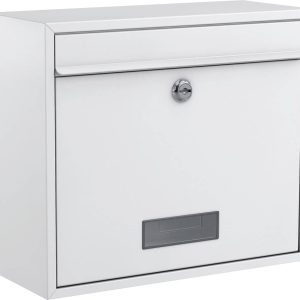 Skrzynka pocztowa Basi 2170-0662 BK 900 stal biały z zamkiem kluczykowym Skrzynka pocztowa Basi 2170-0662 BK 900 stal biały z zamkiem kluczykowym