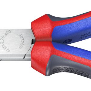 Knipex 26 15 200 do warsztatu Szczypce płaskie, okrągłe proste stal elektrotechniczna chromowo-wanadowa 200 mm Knipex 26 15 200 do warsztatu Szczypce płaskie, okrągłe proste stal elektrotechniczna chromowo-wanadowa 200 mm