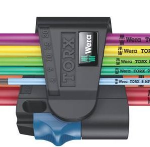 Wera 967/9 TX XL TORX wewnętrzny Zestaw kluczy trzpieniowych T 8, T 9, T 10, T 15, T 20, T 25, T 27, T 30, T 40 9 szt. Wera 967/9 TX XL TORX wewnętrzny Zestaw kluczy trzpieniowych T 8, T 9, T 10, T 15, T 20, T 25, T 27, T 30, T 40 9 szt.