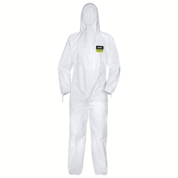 uvex 8849714 Kombinezon ochronny jednorazowy Rozmiar ubrania: 3XL biały