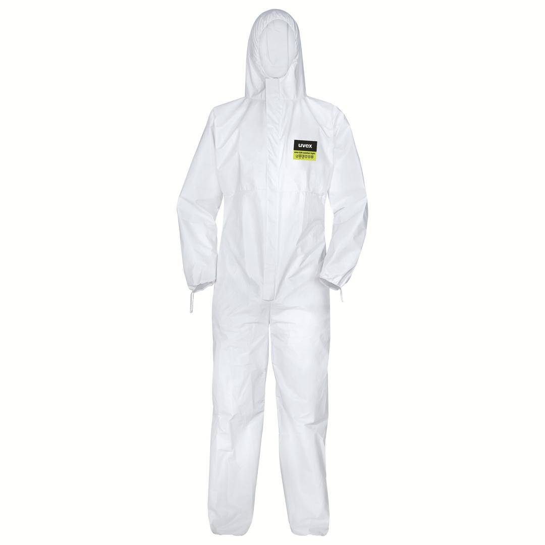 uvex 8849714 Kombinezon ochronny jednorazowy Rozmiar ubrania: 3XL biały - obrazek 1