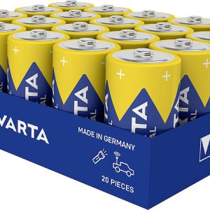 Bateria C/R14 Varta Varta Cons.Varta 04014211111, 1.5 V, alkaliczno-manganowe, 20 szt. Bateria C/R14 Varta Varta Cons.Varta 04014211111, 1.5 V, alkaliczno-manganowe, 20 szt.