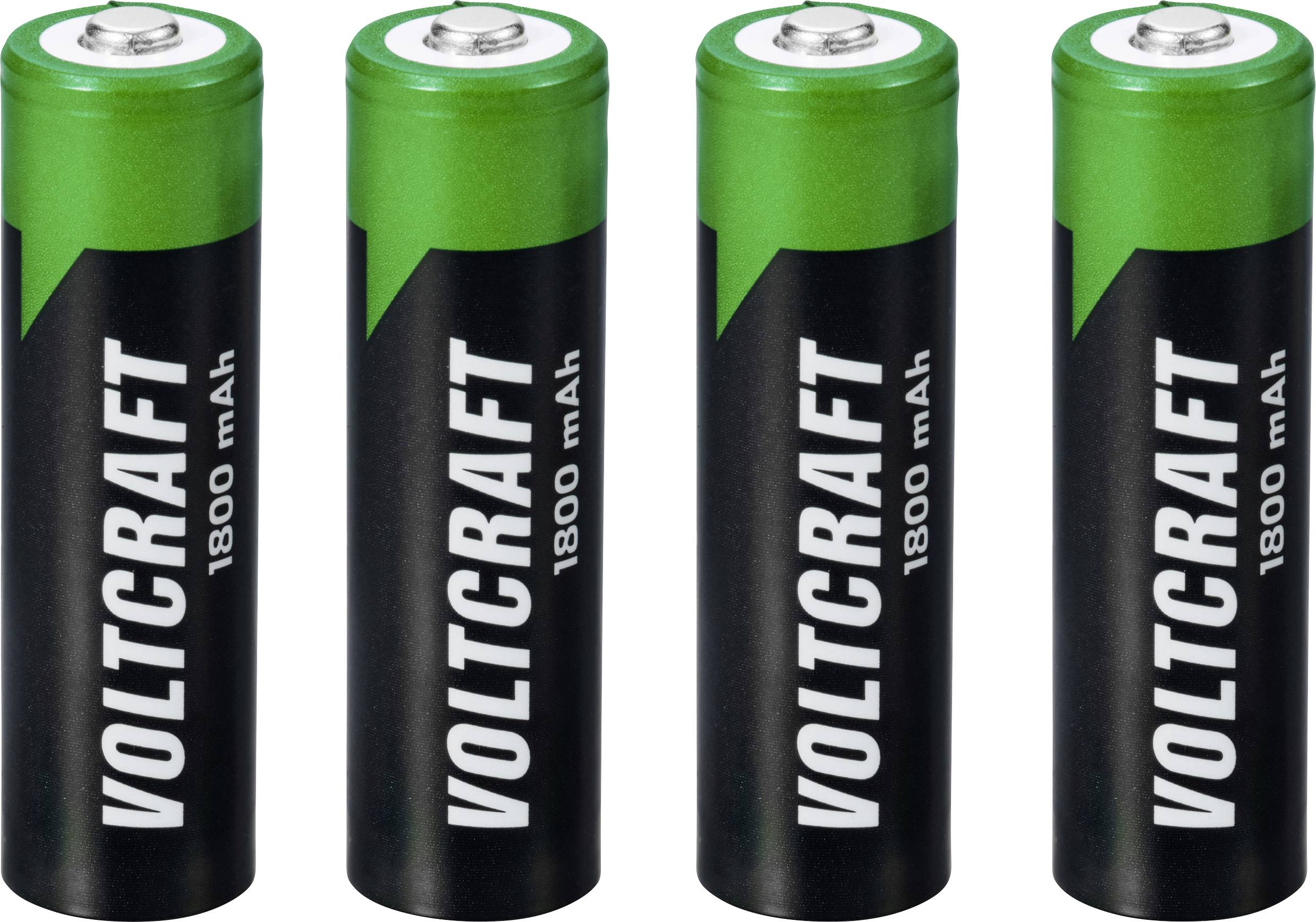 Akumulator AA/R06 VOLTCRAFT HR06 VC-16026010, NiMH, 1800 mAh, 1.2 V, 4 szt. - obrazek 1