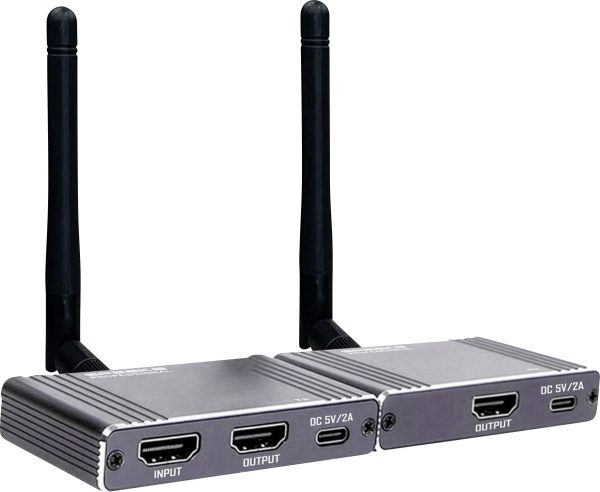 Zestaw transmisji radiowej sygnału, HDMI SpeaKa Professional SP-WLME-400 1920 x 1080 Pixel