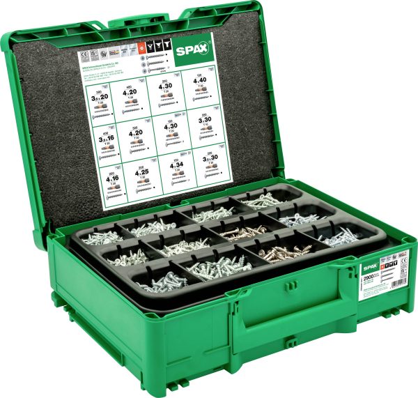 Zestaw śrub SPAX systainer³ T-Loc Möbelbau 5000009172011 1 zest.