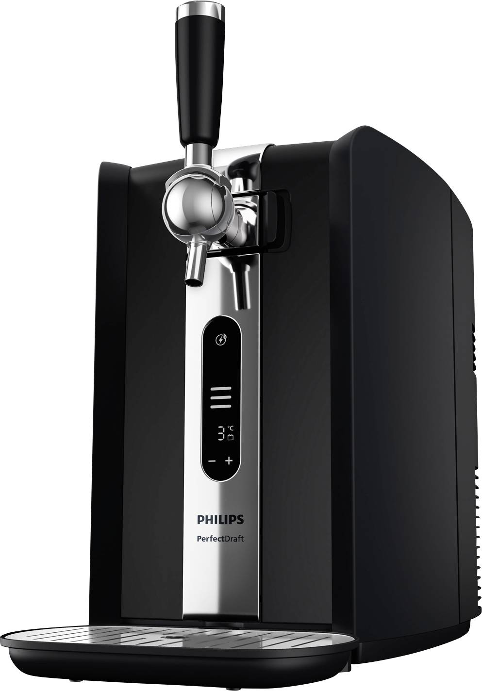 Philips Home Series 7000 Perfect Draft HD3770/90 Dozownik piwa czarny, srebrny - obrazek 1
