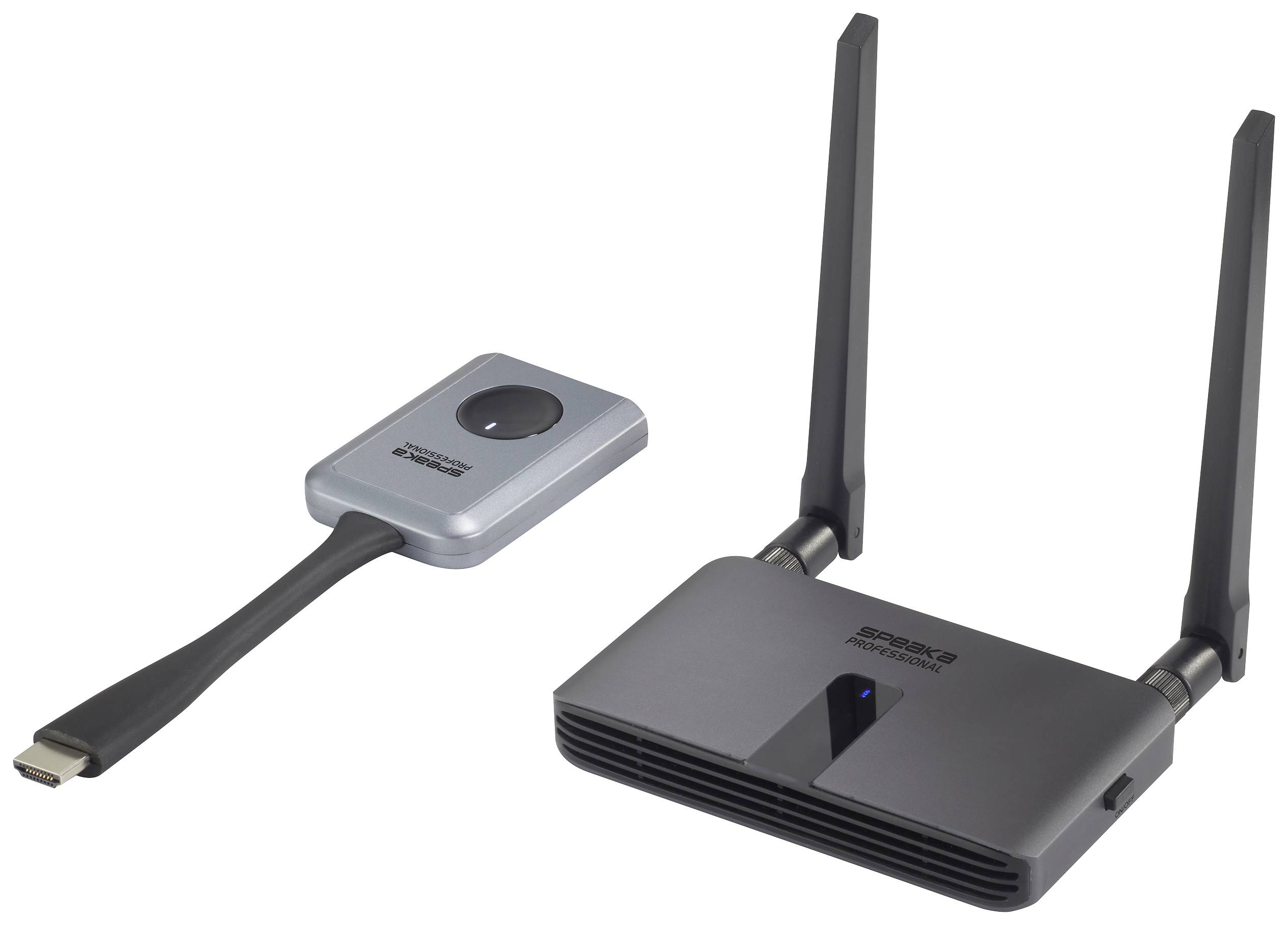 Zestaw transmisji radiowej sygnału, HDMI 30 m 2.4 GHz, 5 GHz SpeaKa Professional SP-WTR-400 1920 x 1080 Pixel - obrazek 1