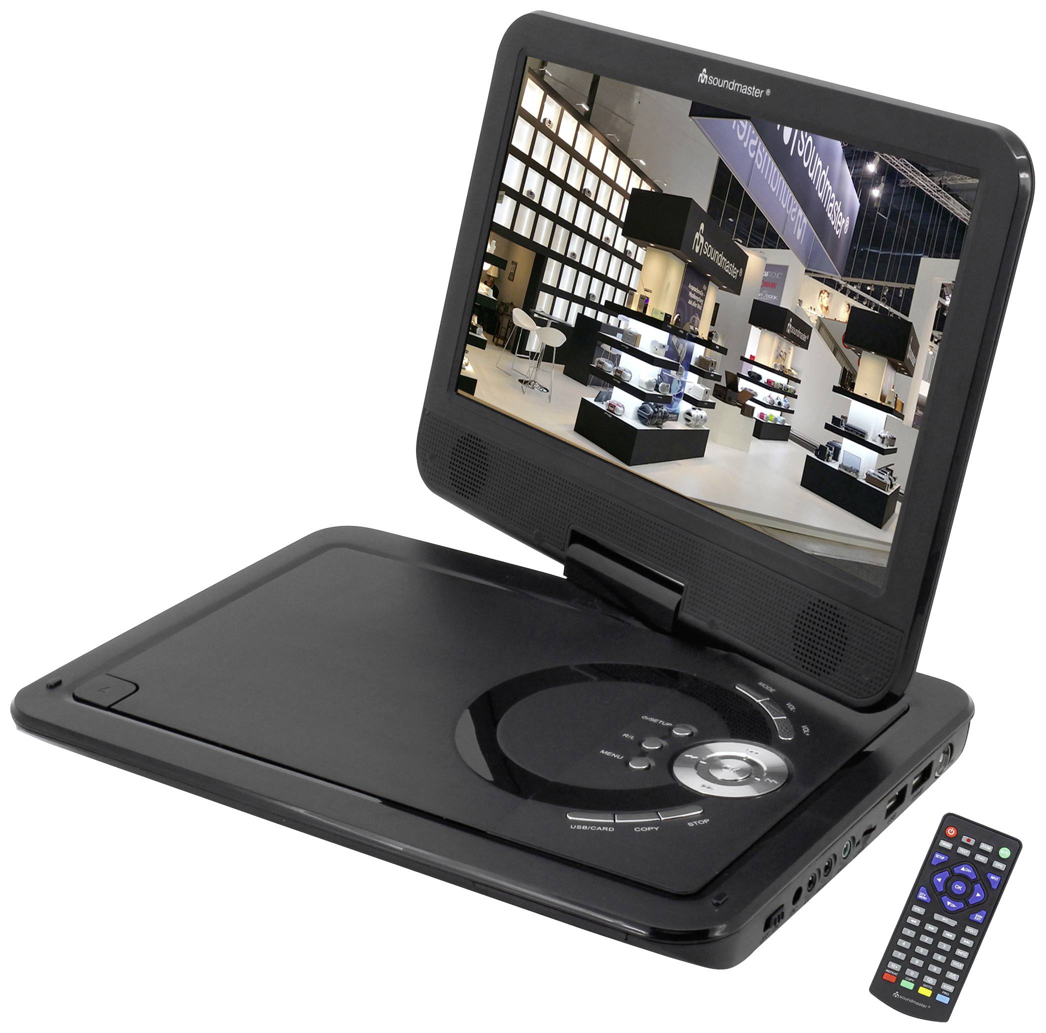soundmaster PDB1910SW Przenośny odtwarzacz DVD 25.9 cm 10.1 cal EEK: E (A - G) zasilanie akumulatorowe, zawiera antenę D - obrazek 1