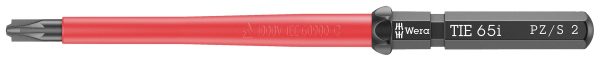 Wkrętak z wymiennymi końcówkami Wera Kraftform Kompakt VDE 65 i PZ/S # 2 x 157 mm TIE 05006529001 Plus/Minus 2 mm