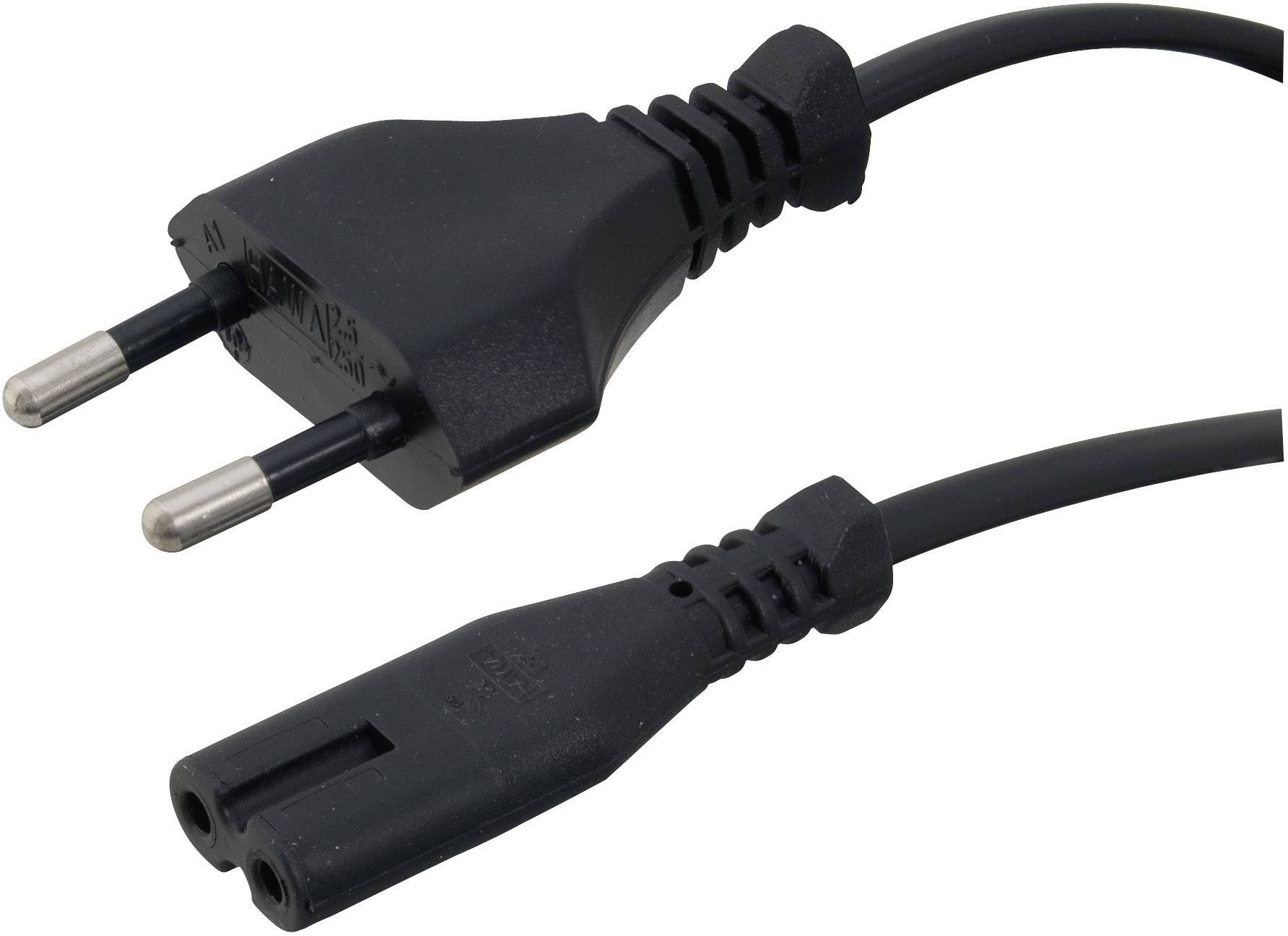 Kabel zasilający HAWA 100827, 1,8 m, H03VVH2 -F 2 x 0,75 mm ? - obrazek 1
