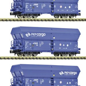 Wagon towarowy zamknięty Fleischmann 6660086 N Zestaw 3: Wagony samowyładowcze PKP Cargo Wagon towarowy zamknięty Fleischmann 6660086 N Zestaw 3: Wagony samowyładowcze PKP Cargo