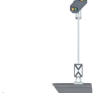 Sygnalizator świetlny z sygnałem dystansu Marklin 074371, 10 mm, skala H0 Sygnalizator świetlny z sygnałem dystansu Marklin 074371, 10 mm, skala H0
