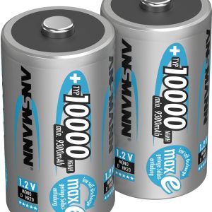 Akumulator D/R20 Ansmann maxE NiMH 10000 mAh 1.2 V 2 szt. Akumulator D/R20 Ansmann maxE NiMH 10000 mAh 1.2 V 2 szt.