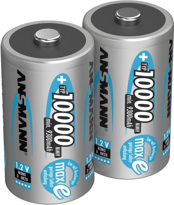 Akumulator D/R20 Ansmann maxE NiMH 10000 mAh 1.2 V 2 szt.