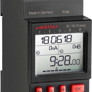 Müller SC 18.10 easy 230V 50-60Hz Przekaźnik czasowy na szynę DIN 230 V/AC 4000 W Müller SC 18.10 easy 230V 50-60Hz Przekaźnik czasowy na szynę DIN 230 V/AC 4000 W