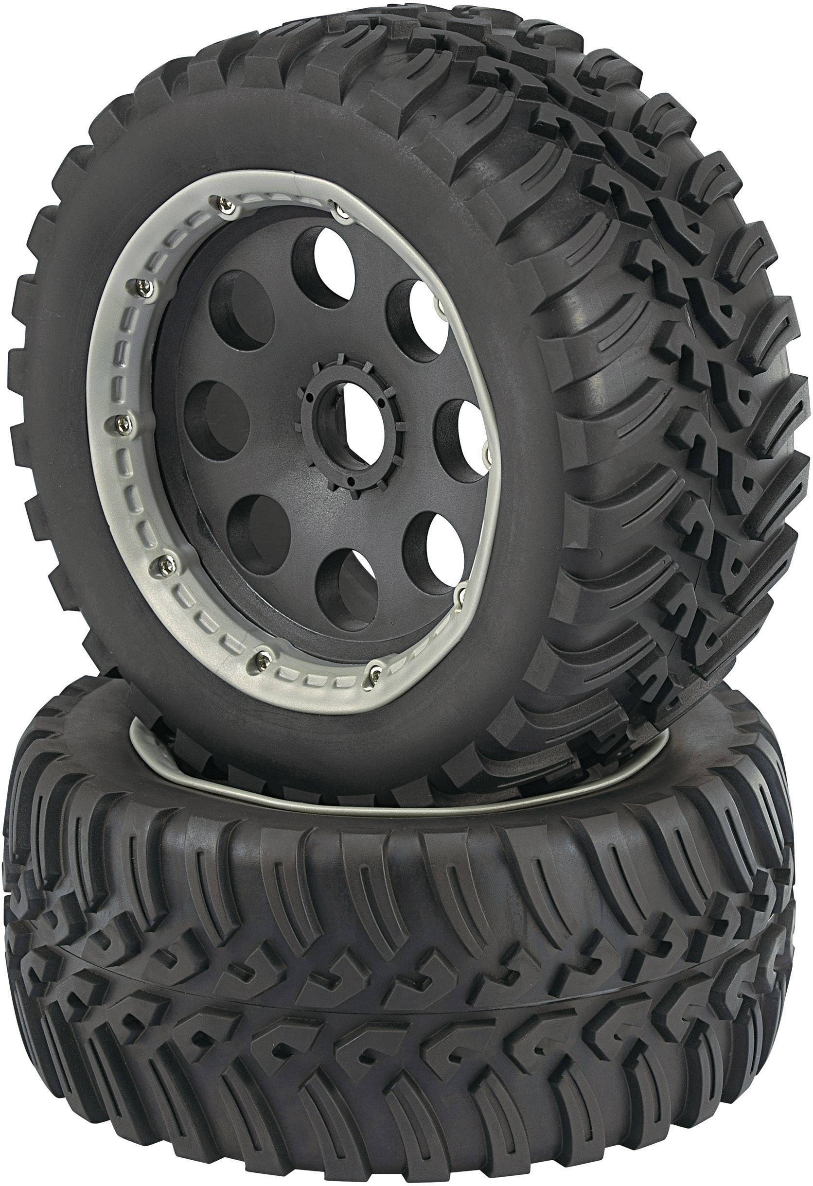 Koło kompletne Reely RE-6478860 1:6 Buggy czarny 1 par(a) - obrazek 1