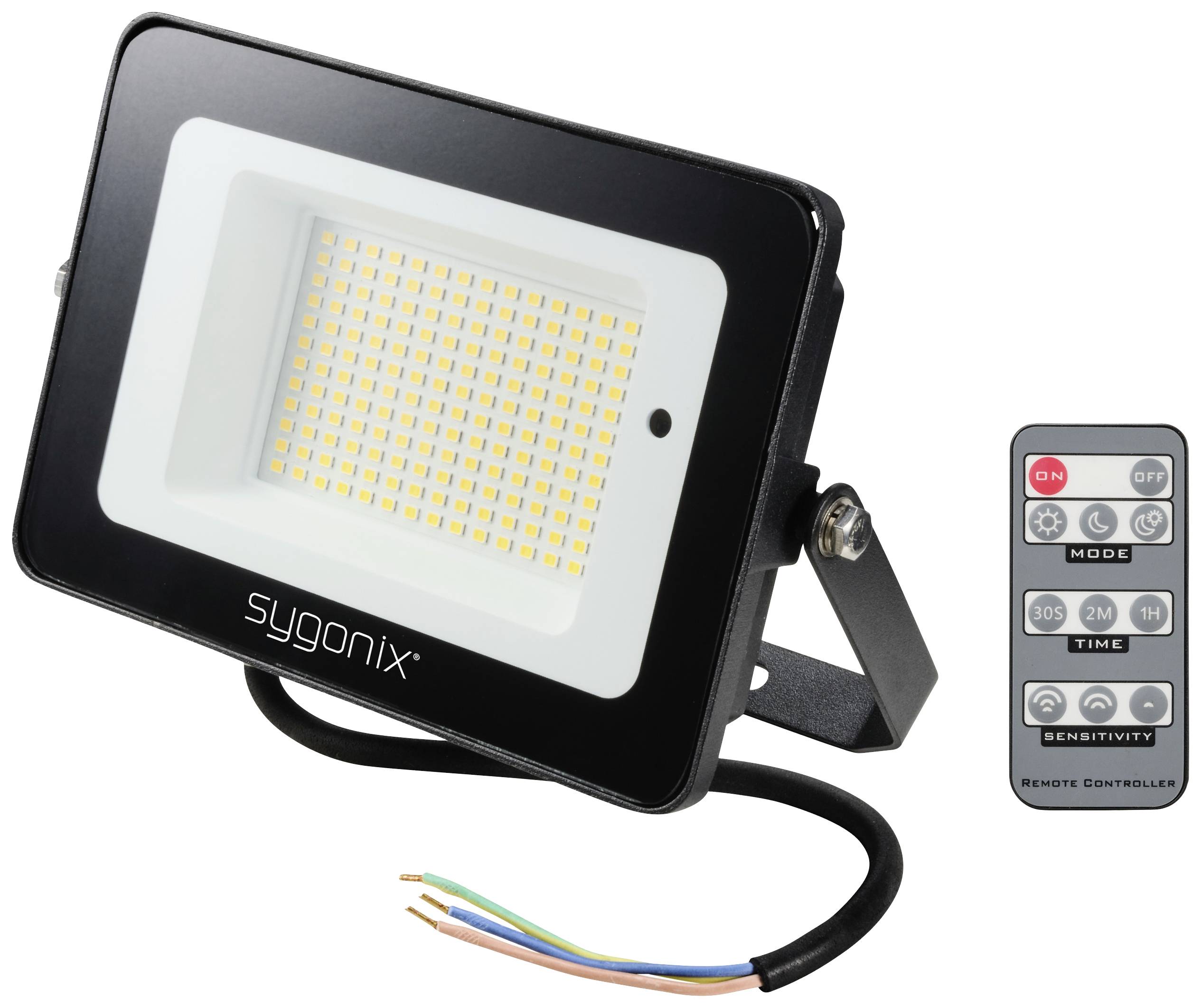 Sygonix SY-5995284 Zewnętrzna lampa punktowa LED z czujnikiem ruchu EEK: C (A - G) 30 W Kolor LED: biały - obrazek 1