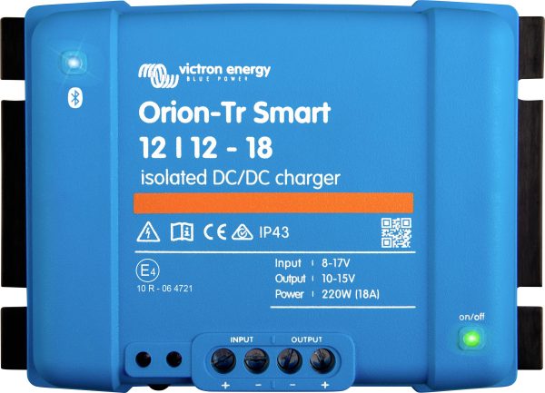 Przetwornica samochodowa Victron Energy ORI121222120 Orion-Tr Smart 12/12-18A 220 W