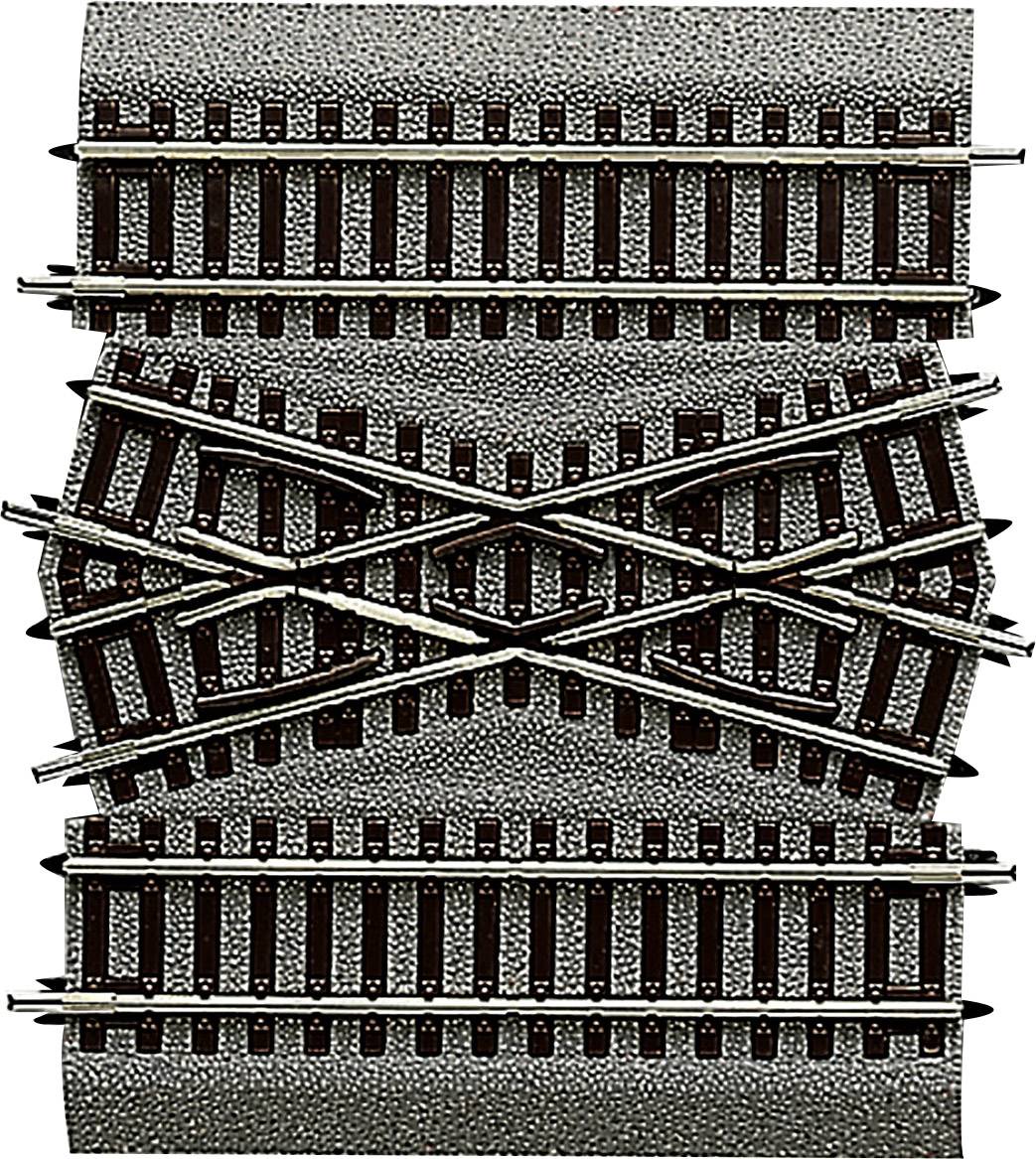 H0 RocoLine (z podłożem) 42598 Połączenie toru podwójne 115 mm 1 szt. - obrazek 1
