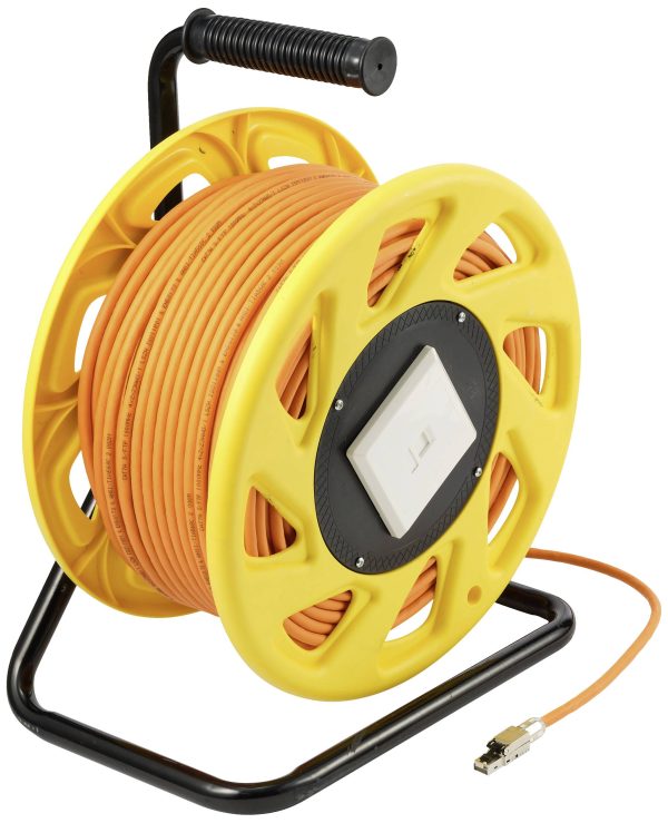 bęben na kable RJ45 Renkforce RF-5264734, CAT 6a (CAT 7), S/FTP, 50 m