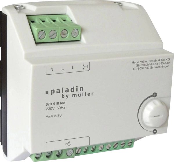 Müller 23483 Regulator na szynę nośną Dobry do: Lampa LED biały