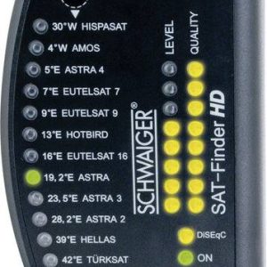 Schwaiger Satfinder HD Wykrywacz sygnału satelitarnego Schwaiger Satfinder HD Wykrywacz sygnału satelitarnego