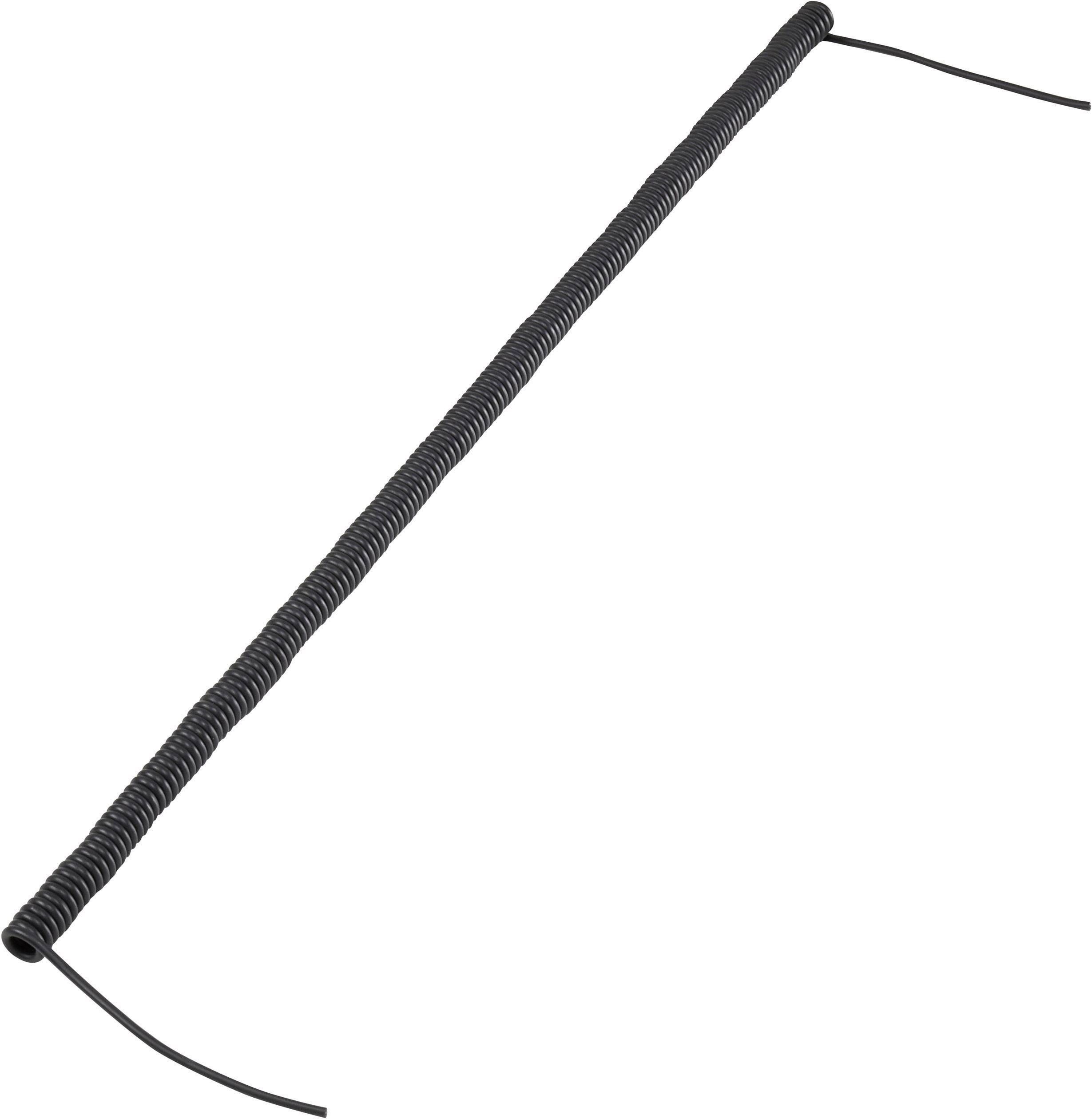 Przewód spiralny TRU COMPONENTS 1570977, 2 x 3 mm, od 170 mm do 500 mm, 1 szt. - obrazek 1