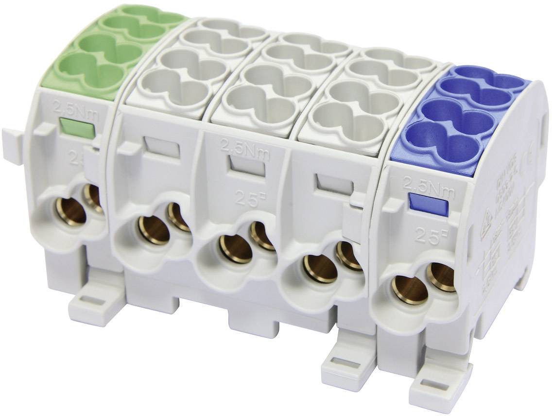 Zacisk połączeniowy Leipold Group 080150-3-4, 5-pin PE/3L/N - obrazek 1