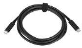 Lenovo Kabel USB USB 2.0 Złącze męskie USB-C®, Złącze męskie USB-C® 2.00 m czarny 4X90Q59480