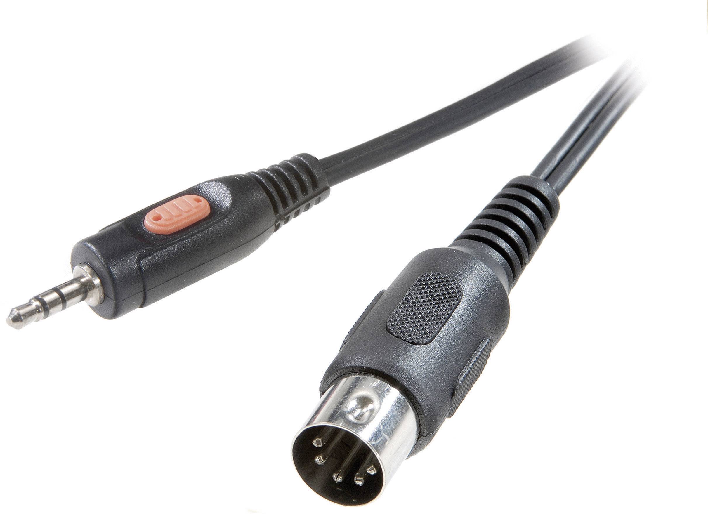 Audio kabel SpeaKa Professional SP-7869804, Złącze DIN, Jack, 1.50 m - obrazek 1