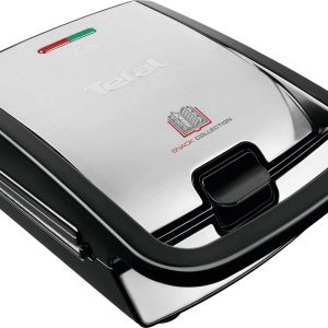 Tefal SW 854 D Snack Collection Gofrownica powłoka nieprzywierająca, automatyczna regulacja temperatury czarny, stali sz Tefal SW 854 D Snack Collection Gofrownica powłoka nieprzywierająca, automatyczna regulacja temperatury czarny, stali sz