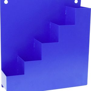 Quadrios 24CA455 Organizer na opaski kablowe, uchwyt ścienny, niebieski, 5 przegródek (D x S x W) 30 x 8 x 32 cm Quadrios 24CA455 Organizer na opaski kablowe, uchwyt ścienny, niebieski, 5 przegródek (D x S x W) 30 x 8 x 32 cm