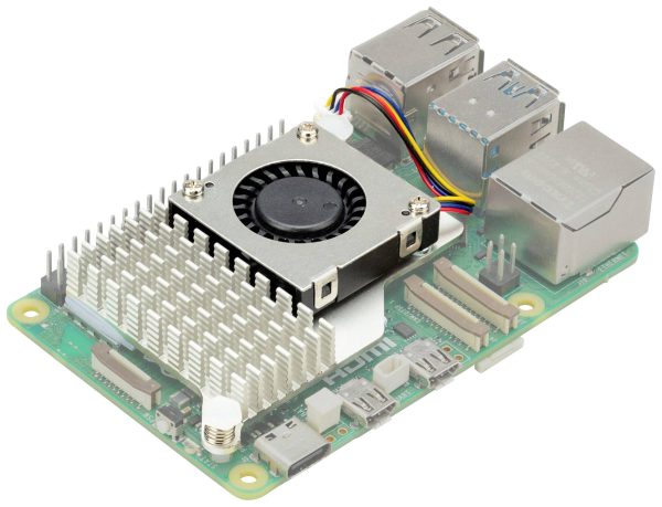 Wentylator aktywny Raspberry Pi® Raspberry Pi – Kühlkörper – Aluminium Pasuje do: Raspberry Pi®