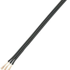 Kabel typu linka 3 x 0,75 mm², czarny 606754 20 m