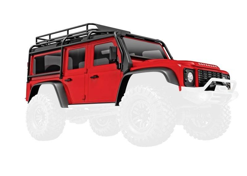 Karoseria Crawler Traxxas TRX-4M Defender, rot TRX-9712-RED - obrazek 1
