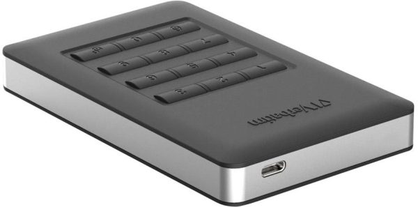 Verbatim Store 'n’ Go Secure Portable 1 TB Zewnętrzny dysk twardy 6,35 cm (2,5”) USB 3.2 Gen 2 czarny 53401