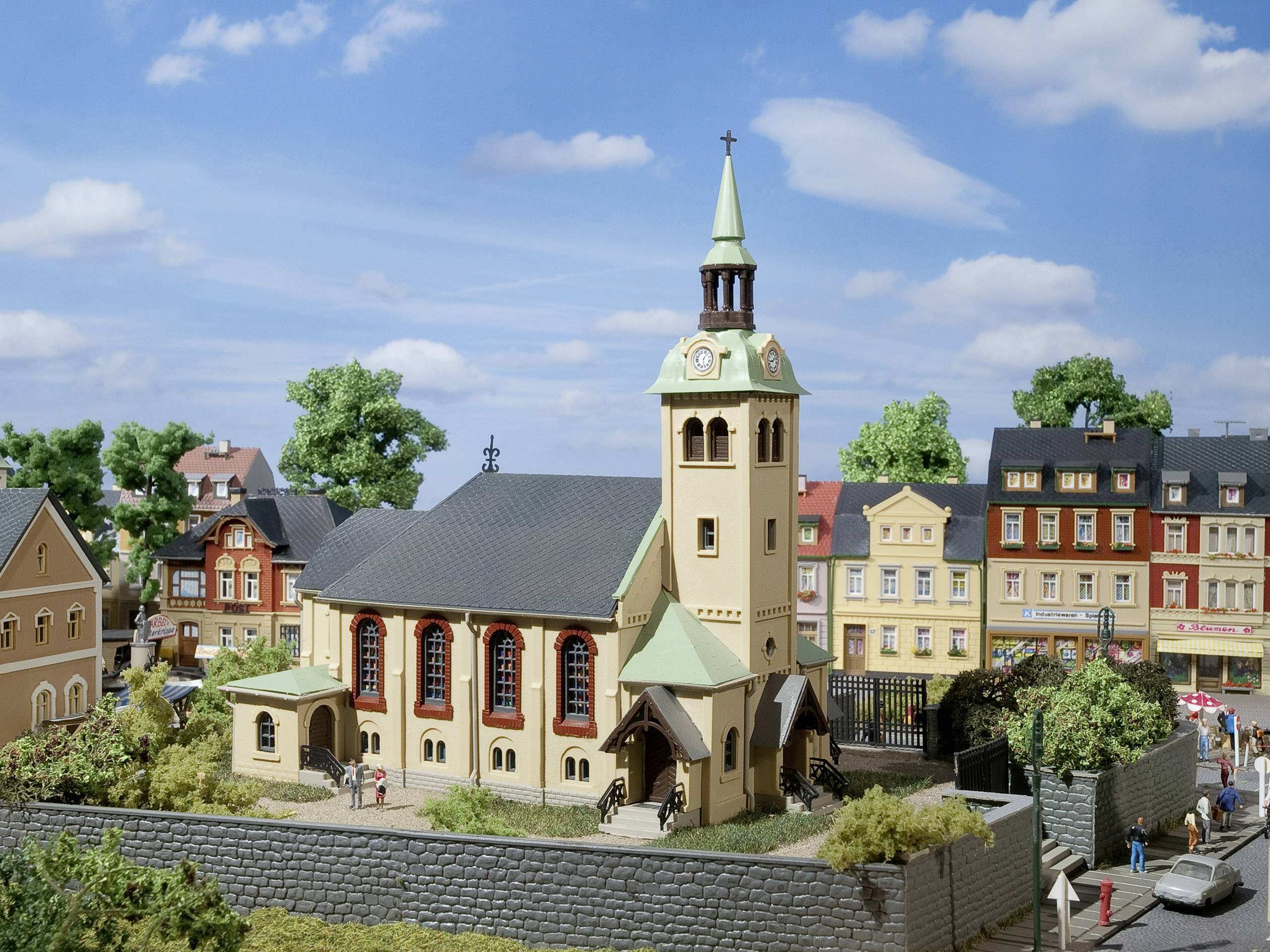 Kościół Bornichen Zestaw do złożenia Auhagen 12229 H0, TT 1 szt. - obrazek 1