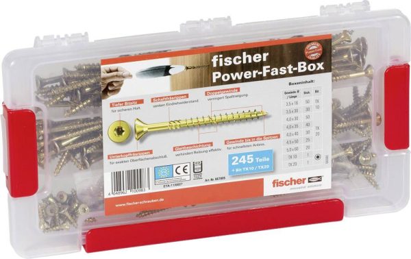 Fischer 667005 Wkręt z łbem płaskim 3.5 mm 50 mm sześciokąt 1 szt.