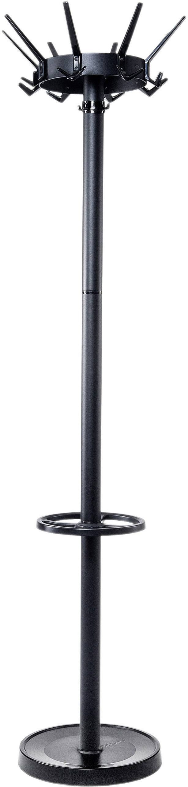 Wieszak do garderoby Maul MAULcaligo 9408090 Ilość haków: 32 (Ø x W) 46 cm x 175 cm stal czarny - obrazek 1