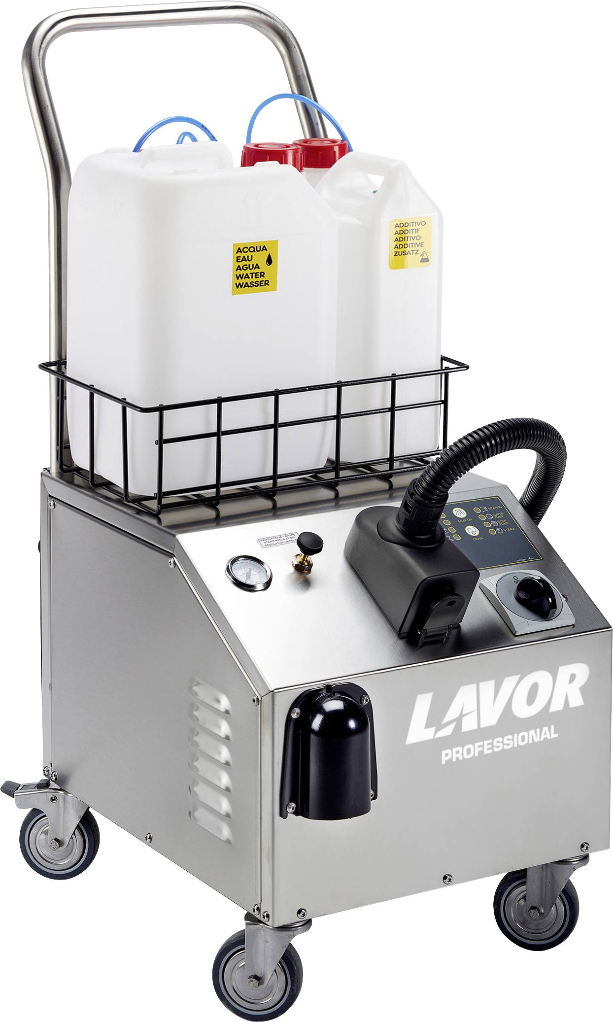 Myjka parowa Lavor 8000 W stali szlachetnej, szary (matowy) - obrazek 1
