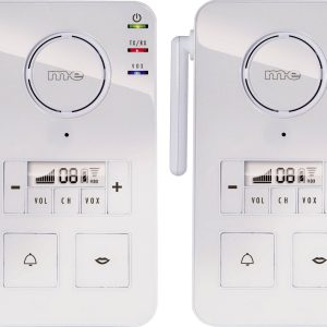 Domofon bezprzewodowy m-e modern-electronics FS 2.1, kompletny zestaw, Kolor producenta: biały Domofon bezprzewodowy m-e modern-electronics FS 2.1, kompletny zestaw, Kolor producenta: biały