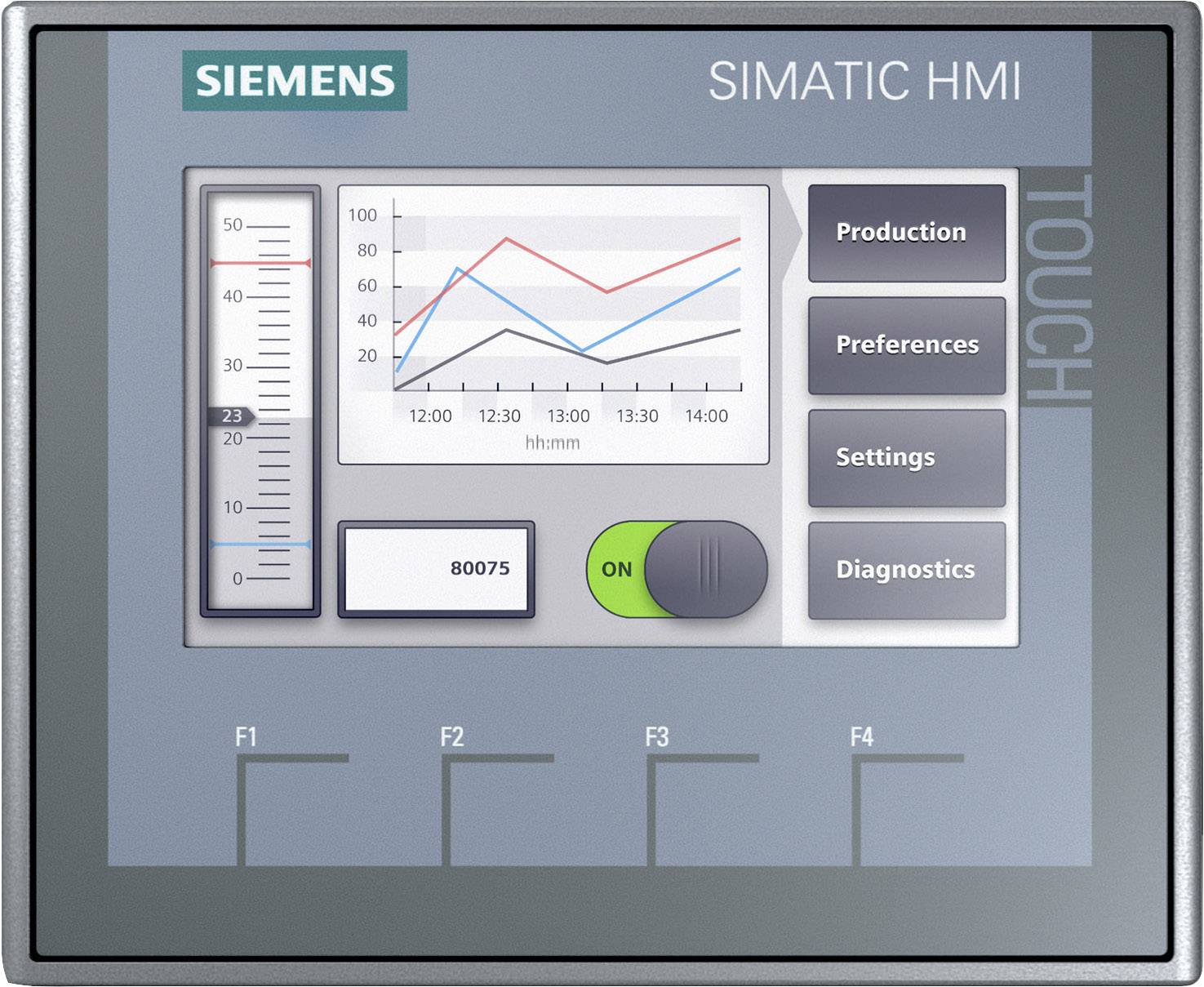 Siemens 6AV2123-2DB03-0AX0 Wyświetlacz do PLC 24 V/DC - obrazek 1