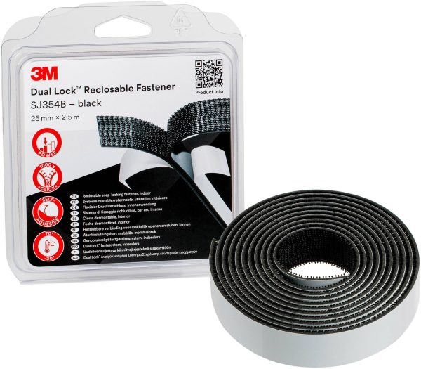 Taśma rzepowa 3M Dual Lock SJ3540/IPS, (D x S) 2.5 m x 25 mm, 1 szt.