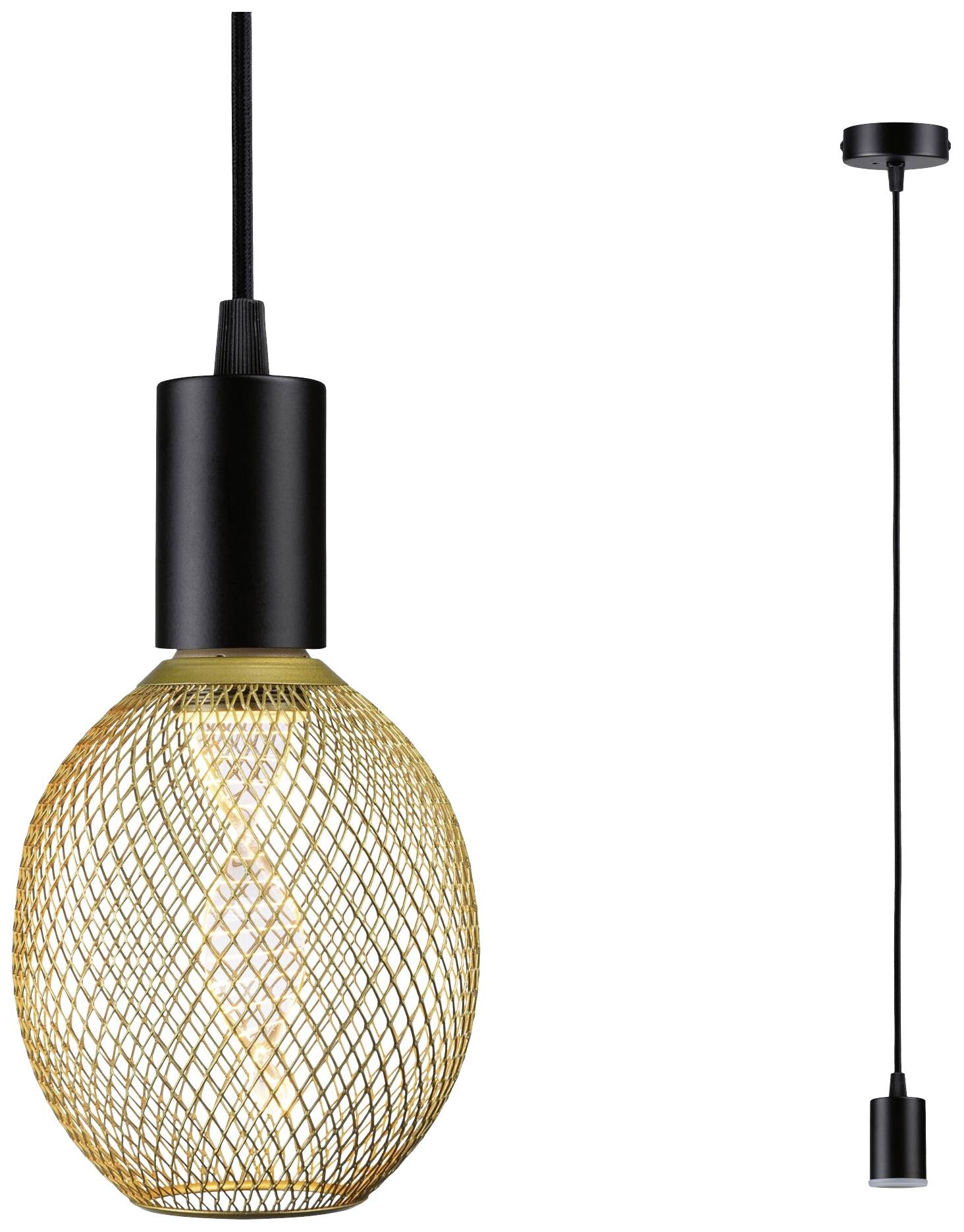 Lampa sufitowa, podwieszana Paulmann 71136 E-27 czarny (matowy) - obrazek 1