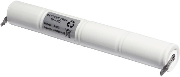 Akumulator do oświetlenia zapasowego Emmerich 48D4000S, N/A, U-końcówka do lutowania, 4.8 V, 4000 mAh